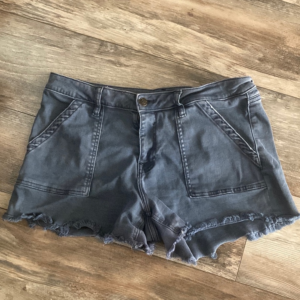 Vigoss Cutoff Blue Gray Marley Women Shorts Size 31